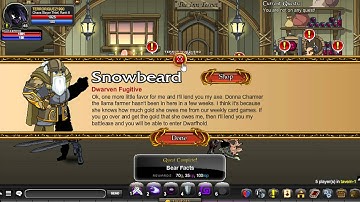 DwarfHold Part 1 (The 13 Lords Of Chaos) Walkthrough AQW