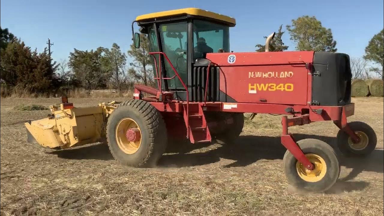 BigIron New Holland HW340 Self Propelled DiscBine Mower Conditioner