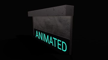 Animated Roller Shutter - 3D Model Presentation