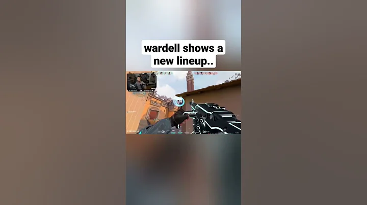 Wardell teaches a new lineup.. #valorant #shorts #wardell