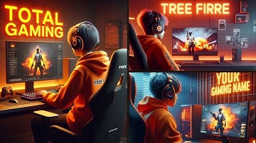 How To Make Gaming 3D Ai Image  Pubg And Free Fire Photo Editing  Bing Ai Image Creator #bingai