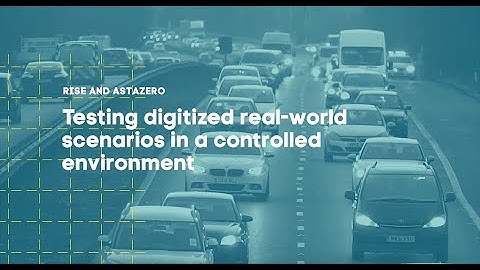 Testing digitized real-world scenarios in a controlled environment