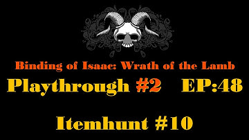 DRUHÝ Playthrough Binding of Isaac Wrath of the Lamb E48: Itemhunt #10