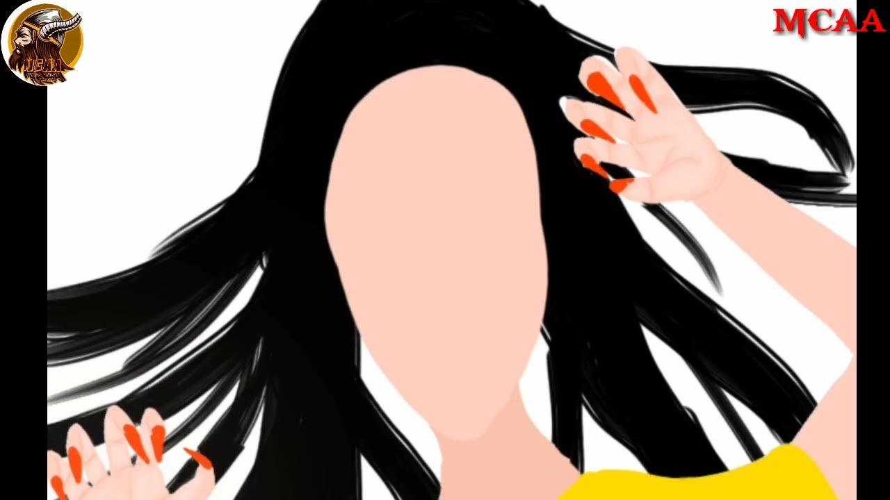 digital art for beginners how to draw a anime girl with catpose/step by