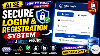 How to Build a Secure Login & Registration System Using AI | Complete PHP MySQL Project 2026 How to Build a Secure Login & Registration System Using AI | Complete PHP MySQL Project 2026