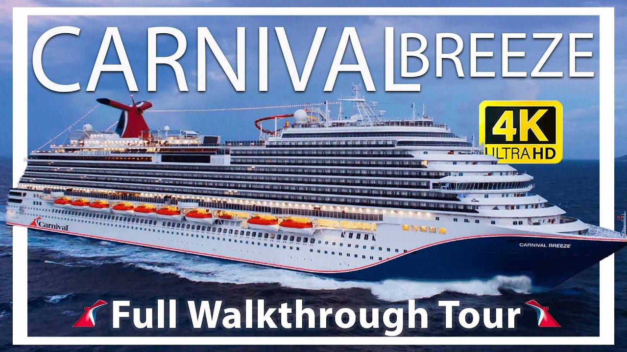 carnival cruise breeze youtube