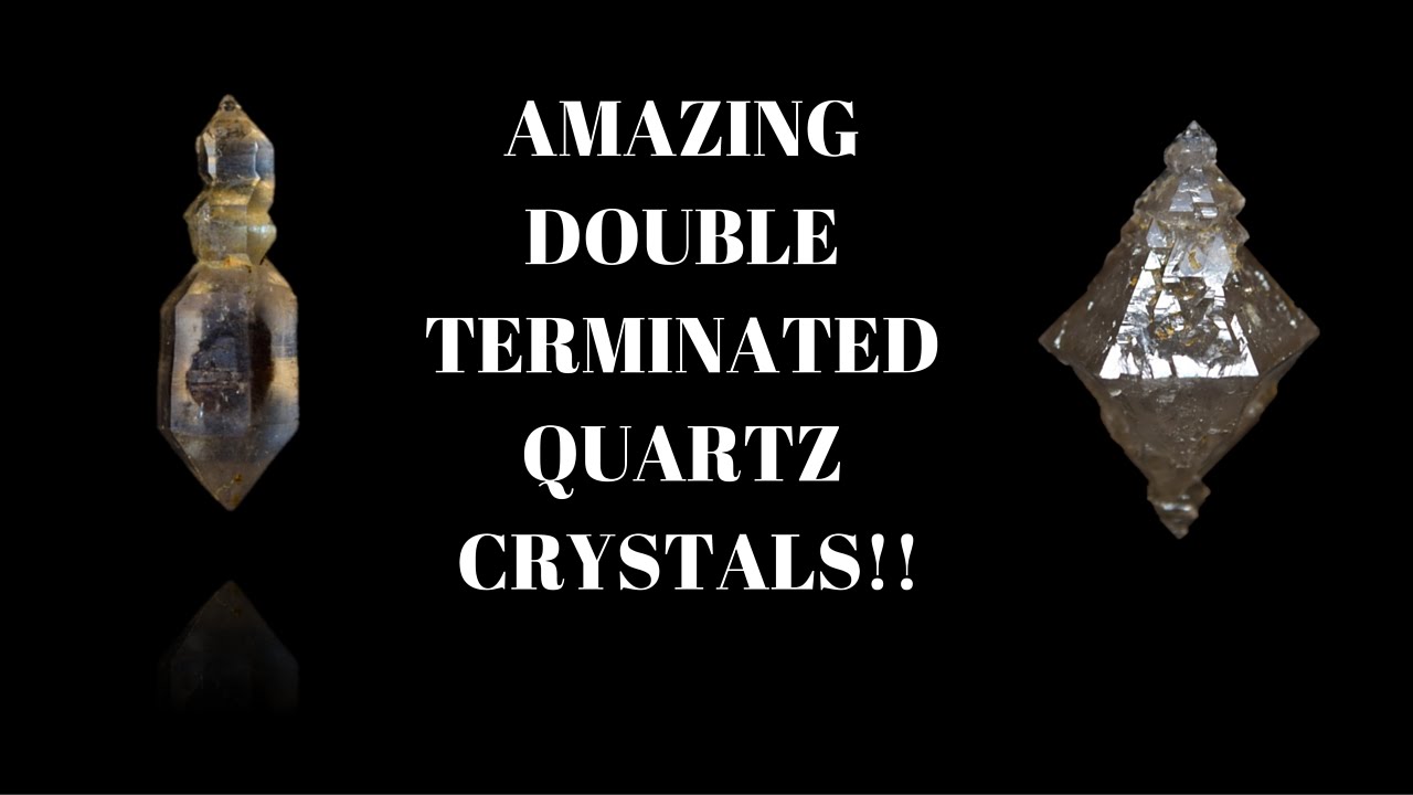 Quartz Crystals from Virginia! **Unique double terminated scepters