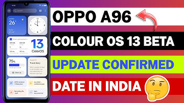 Oppo A96 Android 13 Colour OS 13 Beta Update Confirmed Date In India