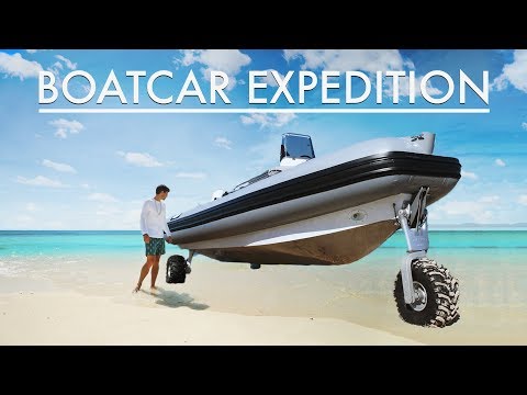Island Hopping Siargao with an Amphibious Boat