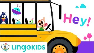 WHEELS ON THE BUS with VEHICLES 🚌🏍️🚜| Songs For Kids | Lingokids screenshot 3