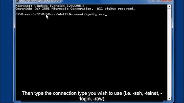 PuTTY SSH Session From Command Line