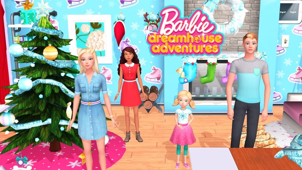 barbie dream house christmas