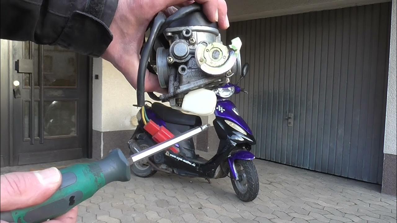 4 Takt Roller Zieht Nicht Richtig Beim Anfahren Roller springt nicht an...Was tun? - YouTube