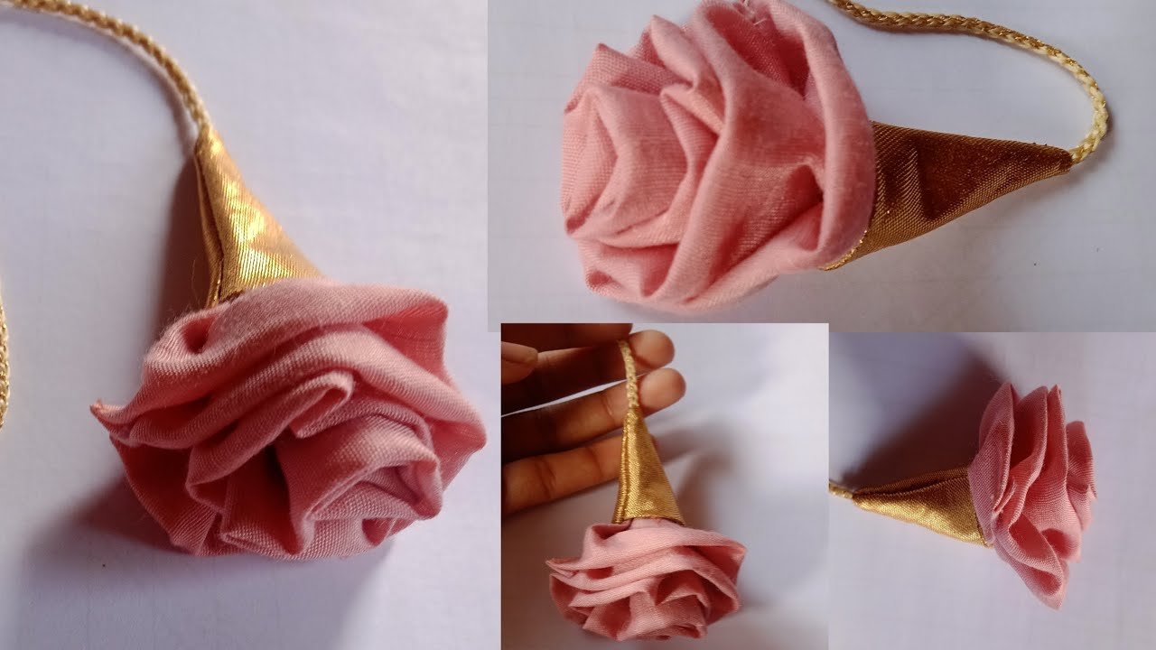 How to make unique and beautiful Rose 🌹😍 blouse latkan/latkan banane ka asaan tarika ❣️ diy fashion 