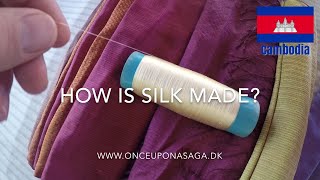 How is silk made? ? Cambodian silk farm ️??
