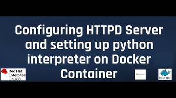 Configuring HTTP server and Python interpreter on Docker