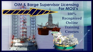 Flag State CoC Licensing for OIM CoC Licensing, Flag State CoC Licensing for Barge Supervisor Master