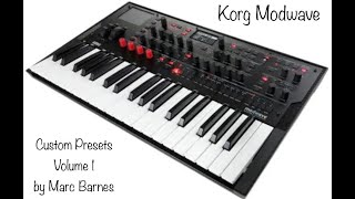 Korg Modwave Custom Presets Volume 1 by Marc Barnes