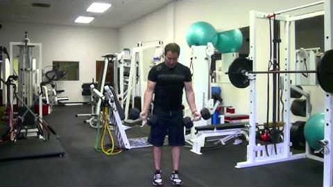 Biceps Curl & Shoulder Press Exercise Tutorial