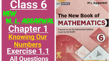 New ml aggarwal class 6 maths chapter 1 (Knowing Our Numbers) exercise 1.1 all questions cbse