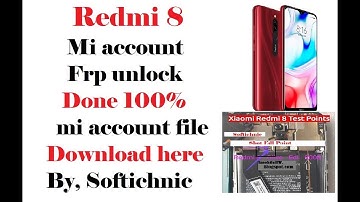 Redmi 8/8A Mi Account Remove Miui 11/12 Android 9/10 Mi Account Permanently Unlock Without Pc