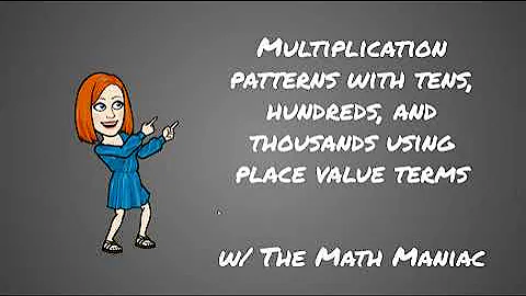 Multiplication Patterns with Multiples of 10, 100, 1,00