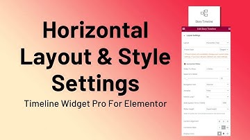 How to create Horizontal  Timeline in Elementor Page Builder