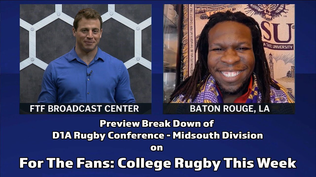 This Week In College Rugby (Episode 1) - Preview of D1A Rugby Mid-South Division