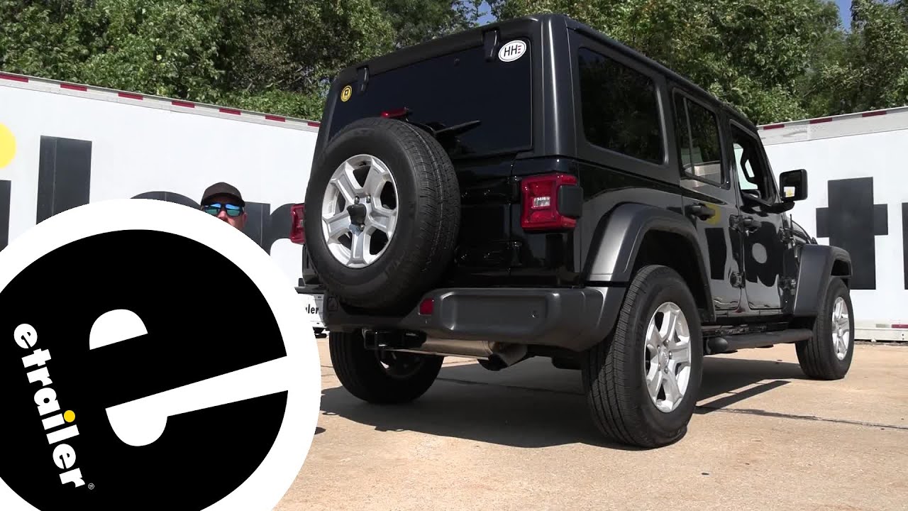 etrailer | Draw-Tite Max-Frame Trailer Hitch Installation - 2021 Jeep  Wrangler Unlimited - YouTube