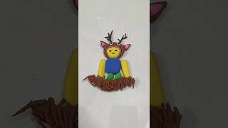 DIY Fun and teddy Clay Craft Ideas #shorts #viral #diyclay #diy #art