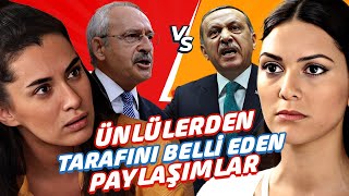 Ünlülerin Seçim Sonrası Taraflarını Belli Eden Paylaşımları 2023