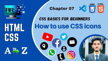 How to Use CSS Icons | Chapter 07 | දන්න සිංහලෙන් සරලව