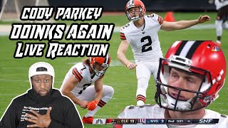 Cody Parkey Doinks Another Field Goal | Chiseled Adonis Live Reaction