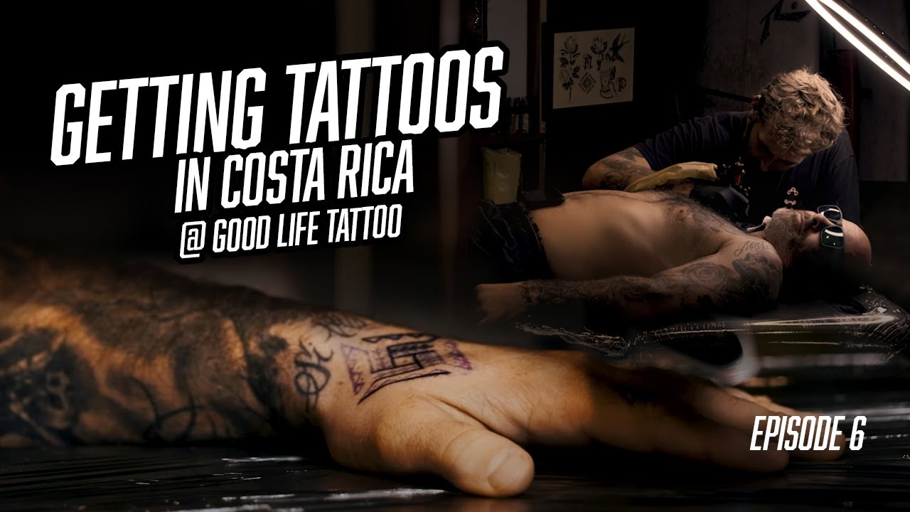 Tattoo Shops in COSTA RICA - Good Life Tattoo, Santa Teresa - YouTube
