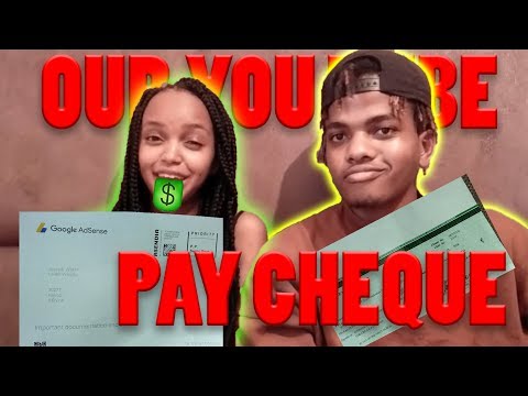 Our YouTube Pay Cheque π°//How We Make Money From Youtube