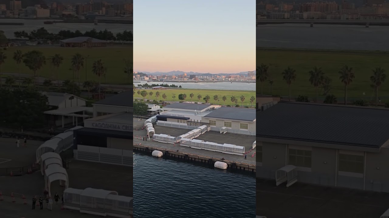 Kagoshima Cruise Port at Sunrise
