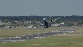 Boeing 787-9 aborted landing and go around Touch&Go Airbus was banned to do this stunt screenshot 4