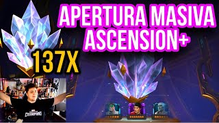 137x CRISTALES DE ASCENSION+! | VAMOS A POR IRON MAN INFAME A1! y MEJORAR COLECTIVOS! | MCOC
