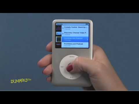 Getting To Know The Ipod Classic And Ipod Nano Controls For Dummies Youtube