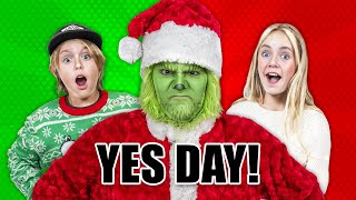 YES DAY in ONE COLOR! Grinch Christmas Edition! by Fun Squad Family 1,503,247 views 4 months ago 24 minutes