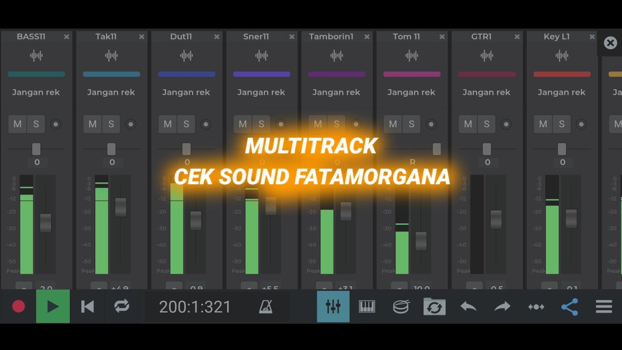 Multitrack Language Multitrack - Cek Sound - Fatamorgana - YouTube