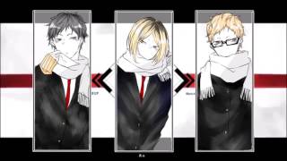 【手描きHQ】無気力3人でア/カ/イ/ト【合唱】