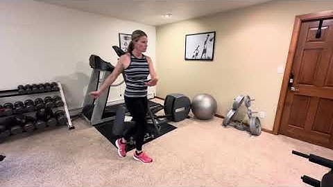 Dumbbells And An Exercise Ball