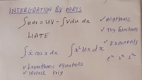 Integration by Parts | Deriving the Formula & Solving Examples