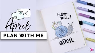 Plan with me || April 2019 Bullet Journal Setup