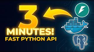 Full Build a Python API in 3 Minutes (FastAPI, Docker, Postgres) News