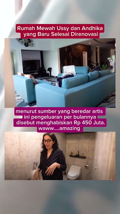 Rumah Mewah Ussy dan Andhika yang Baru Selesai Direnovasi #rumah #shorts #viralvideo