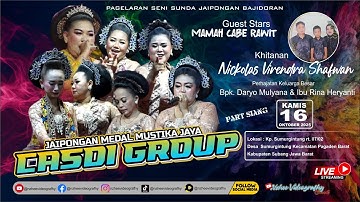 🔴LIVE JAIPONGAN CASDI GROUP  | PERHAJATAN BP DARYO  & IBU RINA | SUMUR GINTUNG  | KAMIS 16 Okt 2025