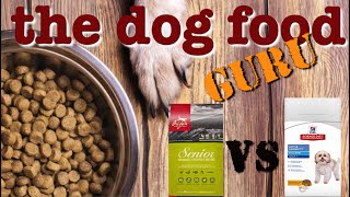 Orijen Sr. vs Science Diet Sr.  dog food mashup