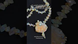 ISLAND GODDESS BLESSED NECKLACE NOW AVAILABLE #etsy #island #seashell